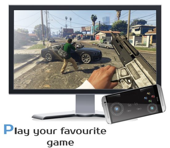 DroidJoy: Геймпад со стиками для Android — скриншот 2