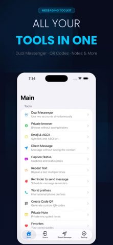 Dual Messenger — Multi Social для iOS — скриншот 1