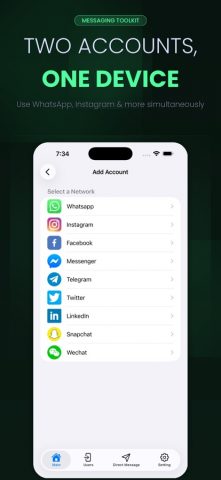 Dual Messenger — Multi Social для iOS — скриншот 3
