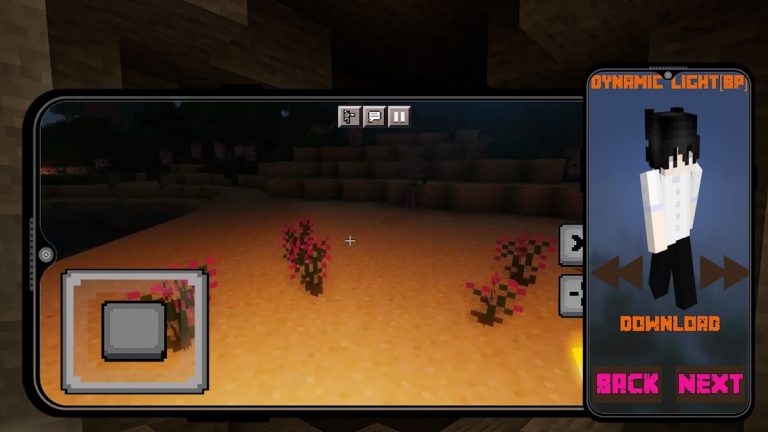 Dynamic Light Mod Minecraft PE — скриншот 3