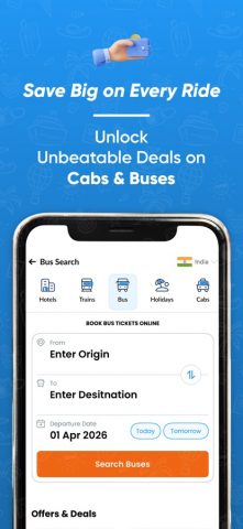 EaseMyTrip Flight, Hotel, Bus для iOS — скриншот 4
