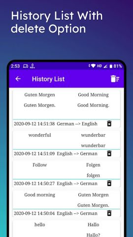 English To German Translator — скриншот 4
