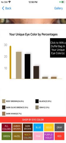 Eye Color Analyzer — UNiKA для iOS — скриншот 2