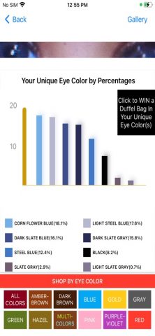 Eye Color Analyzer — UNiKA для iOS — скриншот 3