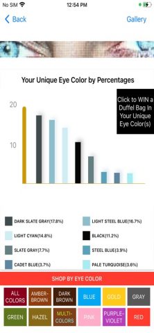 Eye Color Analyzer — UNiKA для iOS — скриншот 5