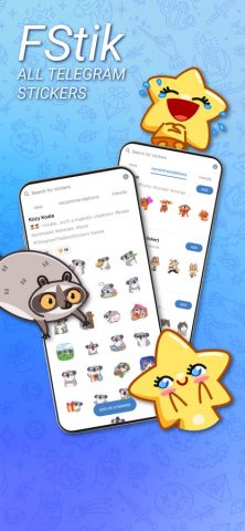 FStik: All Telegram Stickers для iOS — скриншот 1