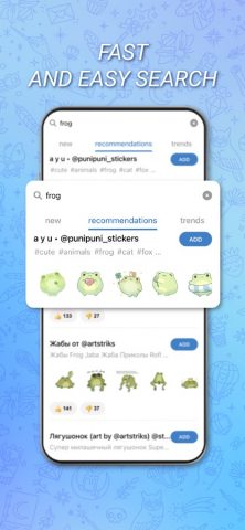 FStik: All Telegram Stickers для iOS — скриншот 3