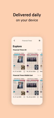 FT Digital Edition для iOS — скриншот 2