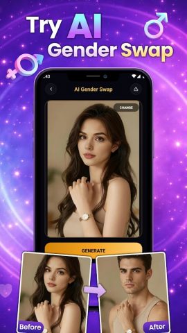 Face Over: AI Face Swap App для Android — скриншот 3