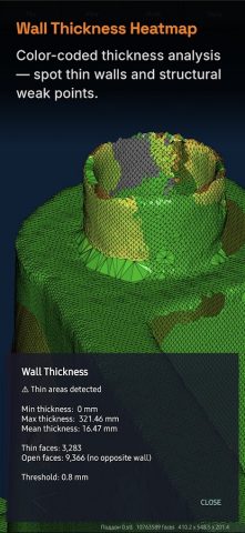 Fast STL Viewer для Android — скриншот 1