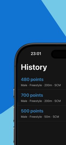 Fina Points Calculator для Android — скриншот 5