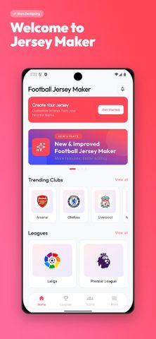 Football Jersey Maker для Android — скриншот 1