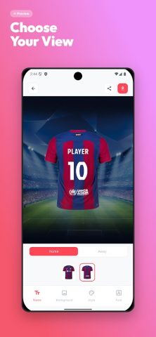 Football Jersey Maker для Android — скриншот 5