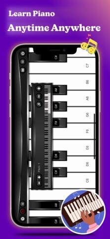 Фортепиано — Реальные звуки для Android — скриншот 1