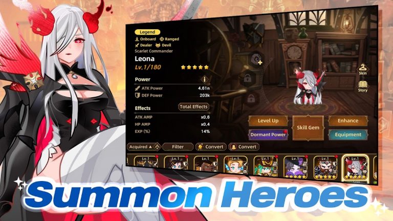 Fortress Saga: AFK RPG для Android — скриншот 5