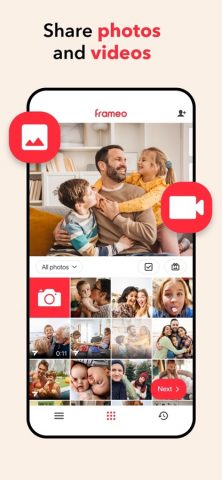 Frameo для iOS — скриншот 2