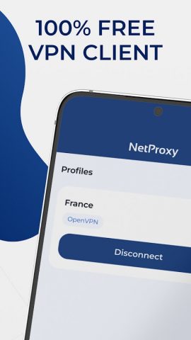 Free VPN Client — NetProxy для Android — скриншот 1