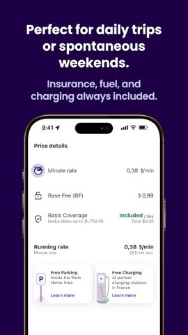 Free2move | Car Share & Rental для Android — скриншот 3