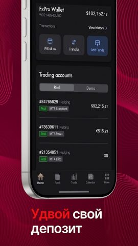 FxPro: Онлайн трейдинг брокер для Android — скриншот 2