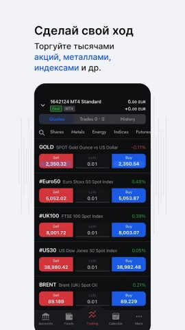 FxPro: Онлайн трейдинг брокер для Android — скриншот 4