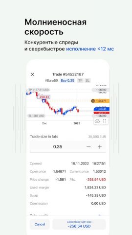 FxPro: Онлайн трейдинг брокер для Android — скриншот 5