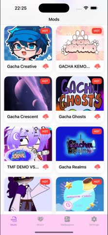Gacha Mods Hub для iOS — скриншот 2