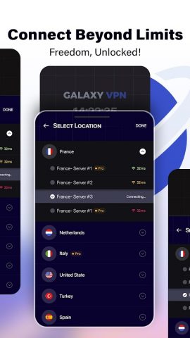 Galaxy VPN: Secure & Unlimited для Android — скриншот 3