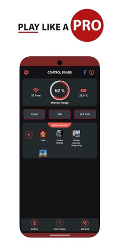Game Booster Fire GFX- Fix Lag для Android — скриншот 1