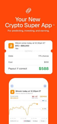 Gemini Markets & Credit Card для Android — скриншот 1