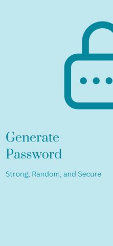 Generate Strong Password — скриншот 1