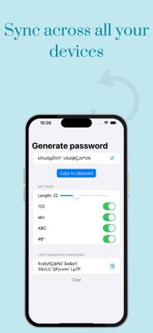 Generate Strong Password — скриншот 3