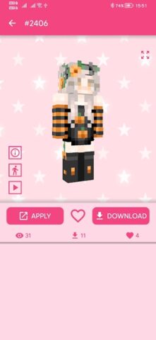 Girl Skin for Minecraft для Android — скриншот 5