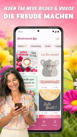Glückwünsche & Geburtstags App для Android — скриншот 2