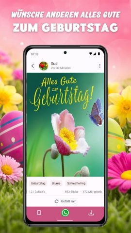 Glückwünsche & Geburtstags App для Android — скриншот 4