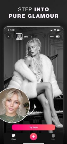 Glam AI: Video & Photo Editor для Android — скриншот 1