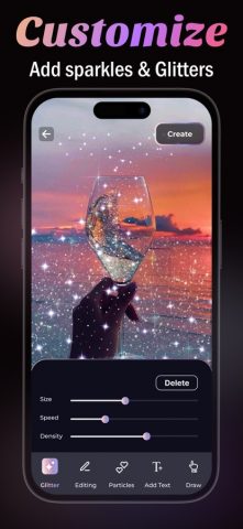 Glitter Wallpapers Lock Screen для iOS — скриншот 2