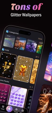 Glitter Wallpapers Lock Screen для iOS — скриншот 4