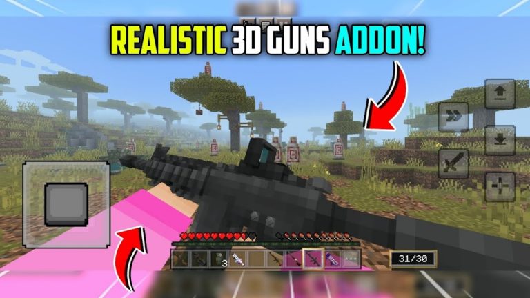 Guns Weapons Mod for MCPE для Android — скриншот 1