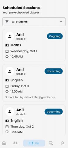 HS Tutor App — скриншот 3