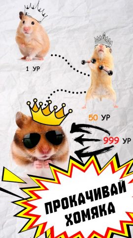 Hamster Clicker Тапать хомяка для Android — скриншот 2