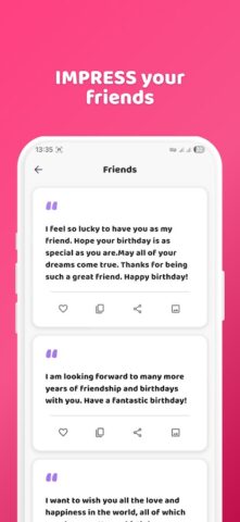 Happy Birthday Wishes with AI для Android — скриншот 4