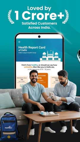 Healthians -Full Body Checkup для Android — скриншот 2