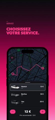 Heetch — Commandez un VTC 24/7 для iOS — скриншот 2