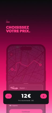 Heetch — Commandez un VTC 24/7 для iOS — скриншот 3