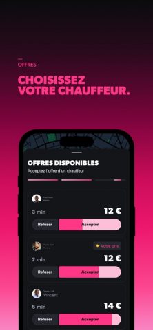 Heetch — Commandez un VTC 24/7 для iOS — скриншот 4