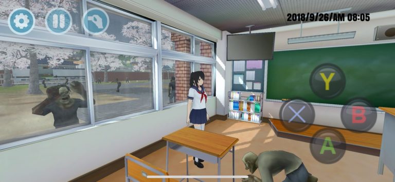 HighSchool Simulator GirlA для iOS — скриншот 1