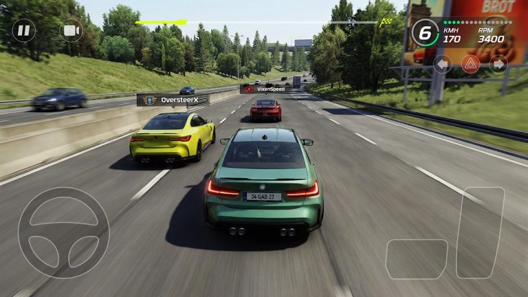 Highway Racer Pro — Car Game для Android — скриншот 1