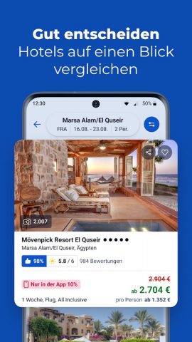 HolidayCheck: Urlaub & Hotel для Android — скриншот 5