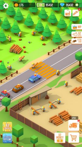 Idle Lumber Empire: Симулятор — скриншот 4