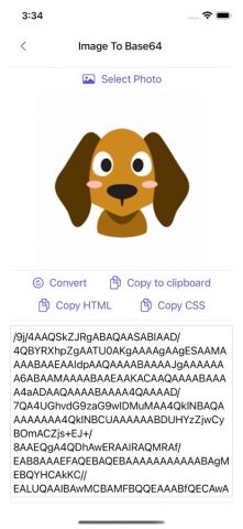 Image to Base64 Plus для iOS — скриншот 2